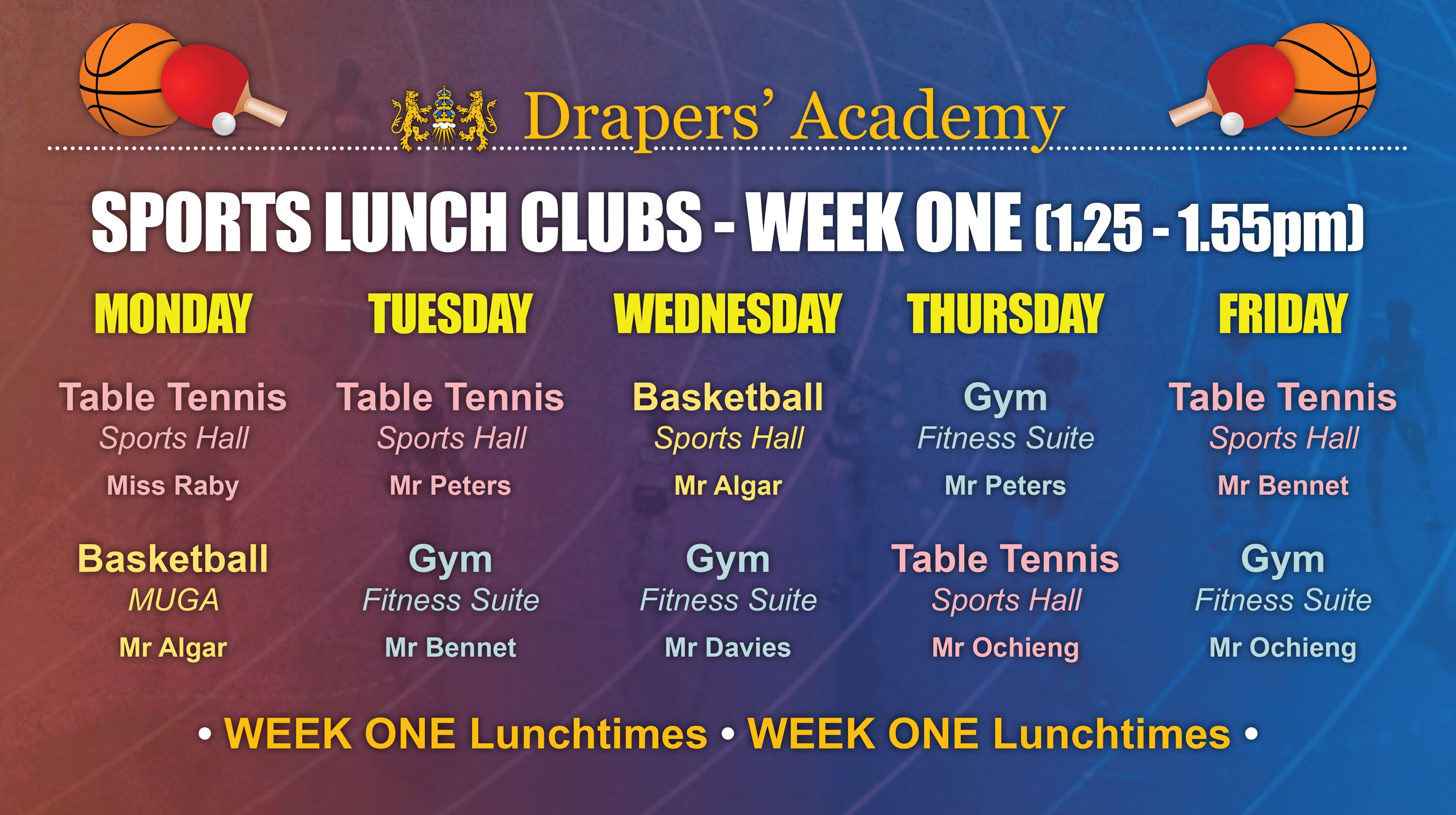 Pe lunch 1